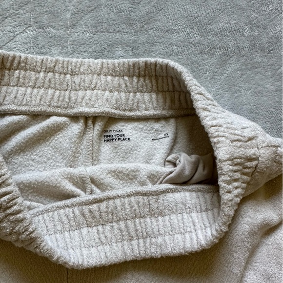 Hollister Gilly‎ Hicks Sweat Shorts Cream Beige Size XS - Picture 6 of 9